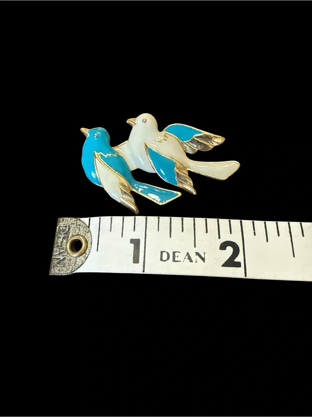 Vintage enameled double